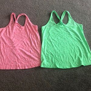 Two Old Navy tank tops
